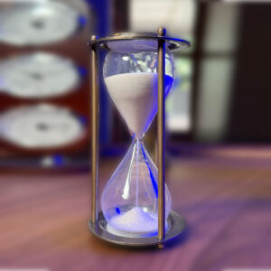 Reloj de Arena Bronce Antiguo 7 x 14 cm